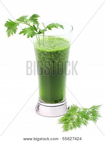 Herbal Green Cocktail.