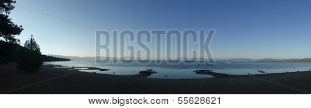 Morgen am Lake tahoe