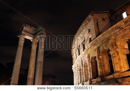 Theatre Of Marcellus In Rome