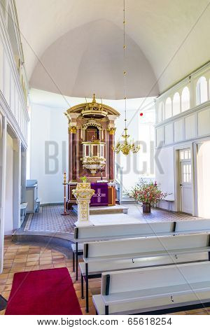 Famous Old Church In Osterheide