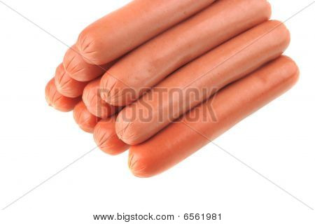 Cocktail salsicha de carne fresca