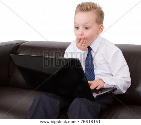Young  boy confused