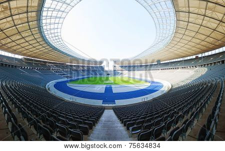Olimpic Stadium Interior In Berlin, Germany