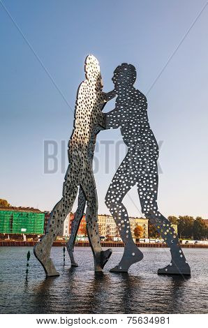 Molecul Man Sculpture In Berlin, Germany