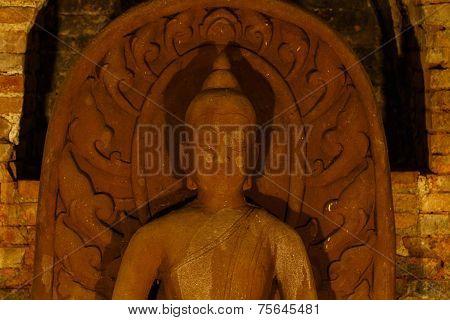 Closeup Of A Buddha Statue
