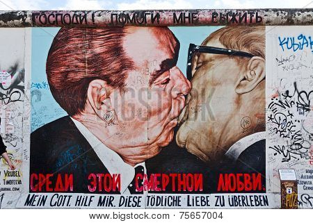 East Side Gallery In Berlin, Germany