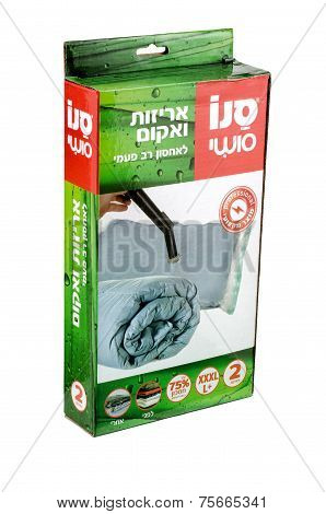 Cardboard Box Of Sano Sushi Vacuum Seal