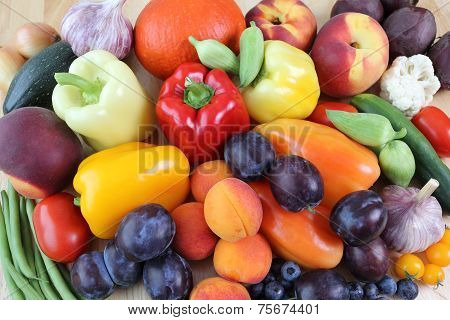Fruits And Vegetables.