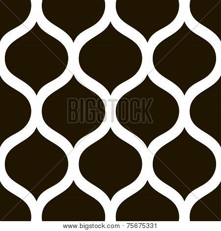 Abstract black and white pattern background.