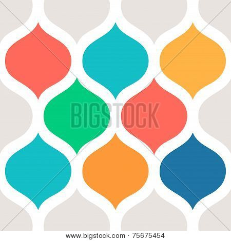 Abstract background with colored pattern.