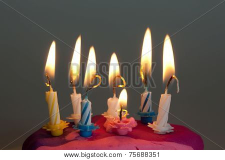 Birthday Candles Burning