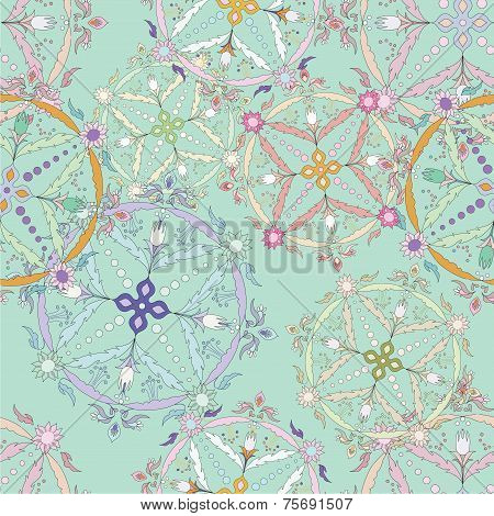 Perfect Graphical Seamless Pattern. Flower Texture. Unique Backg