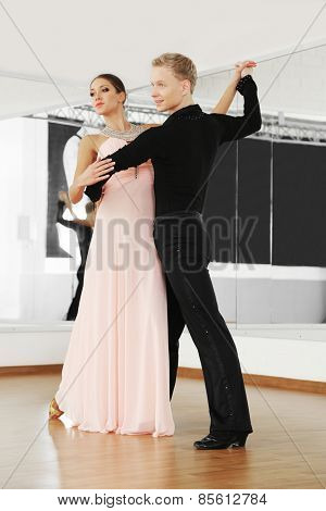 Ballroom dance in motion