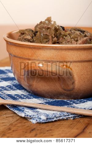 Traditional Polish Sauerkraut.