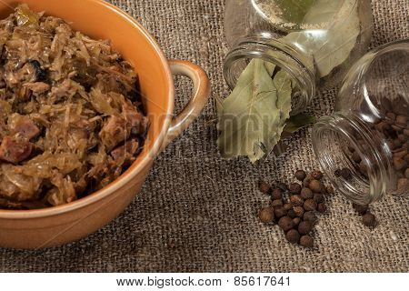 Traditional Polish Sauerkraut.