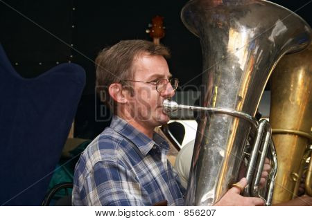 Tuba player