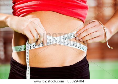 Measuring waist