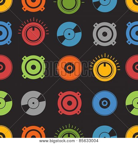 Audio equipment seamless background