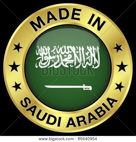 Saudi Arabia Made In Badge