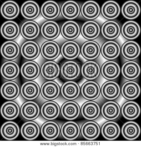 Abstract Grayscale Seamless Pattern