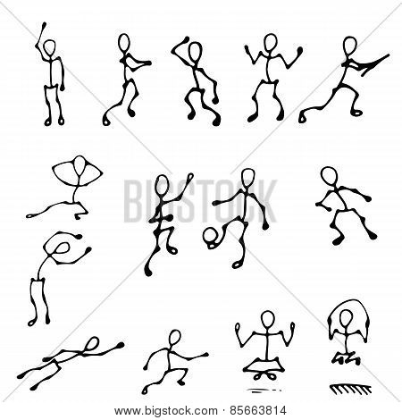 Action Human Figures Set