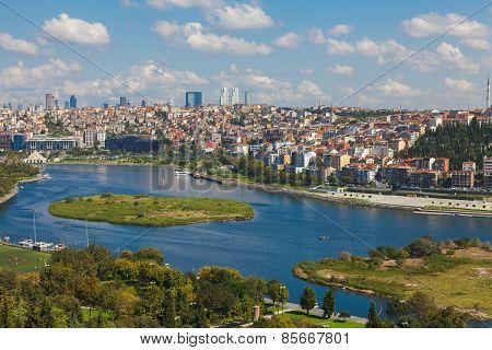 Beautiful view of Istanbul and the Golden Horn