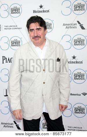 LOS ANGELES - FEB 21:  Alfred Molina at the 30th Film Independent Spirit Awards at a tent on the beach on February 21, 2015 in Santa Monica, CA