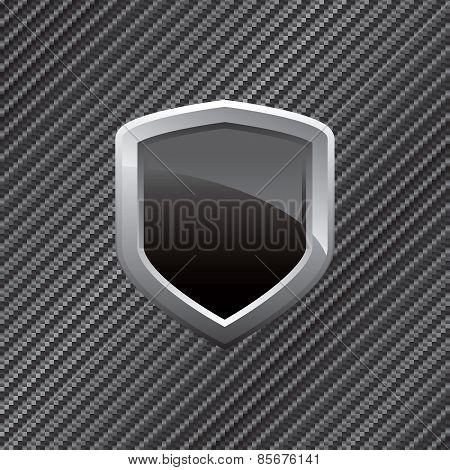 Carbon Fiber Shield Background