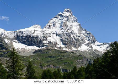 The Matterhorn in a summer morning