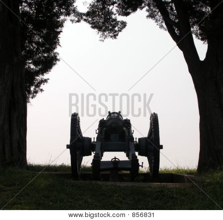 Cannone nel pomeriggio