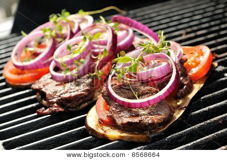 Rindfleisch gegrillt
