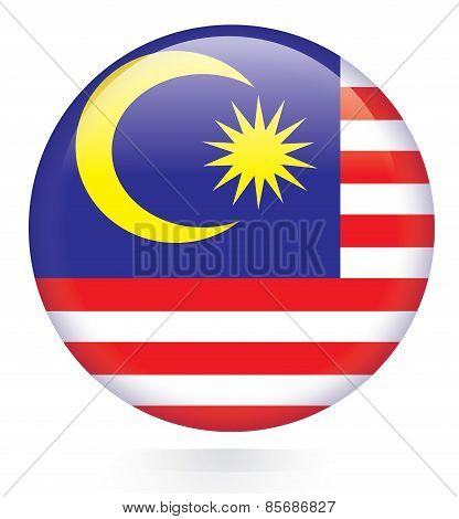 Malaysia flag button
