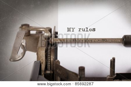 Vintage Typewriter