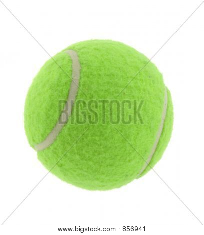 tennisbold på ren hvid baggrund