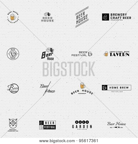 Beer badges logos and labels for any use