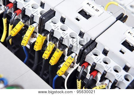 Panel With  Electrical Equipment