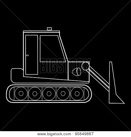 Dozer Tractor Construction Road Machinery