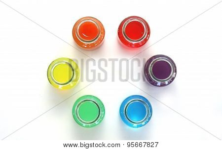 Colors Water In Bottles