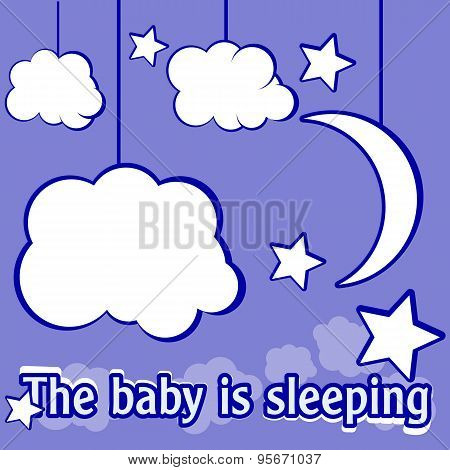 The baby is sleeping