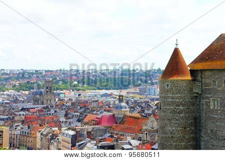 View On Castle And City Dieppe