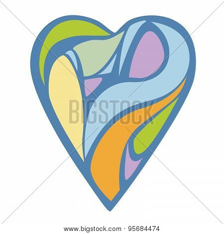 Heart Made Up Of Pieces
