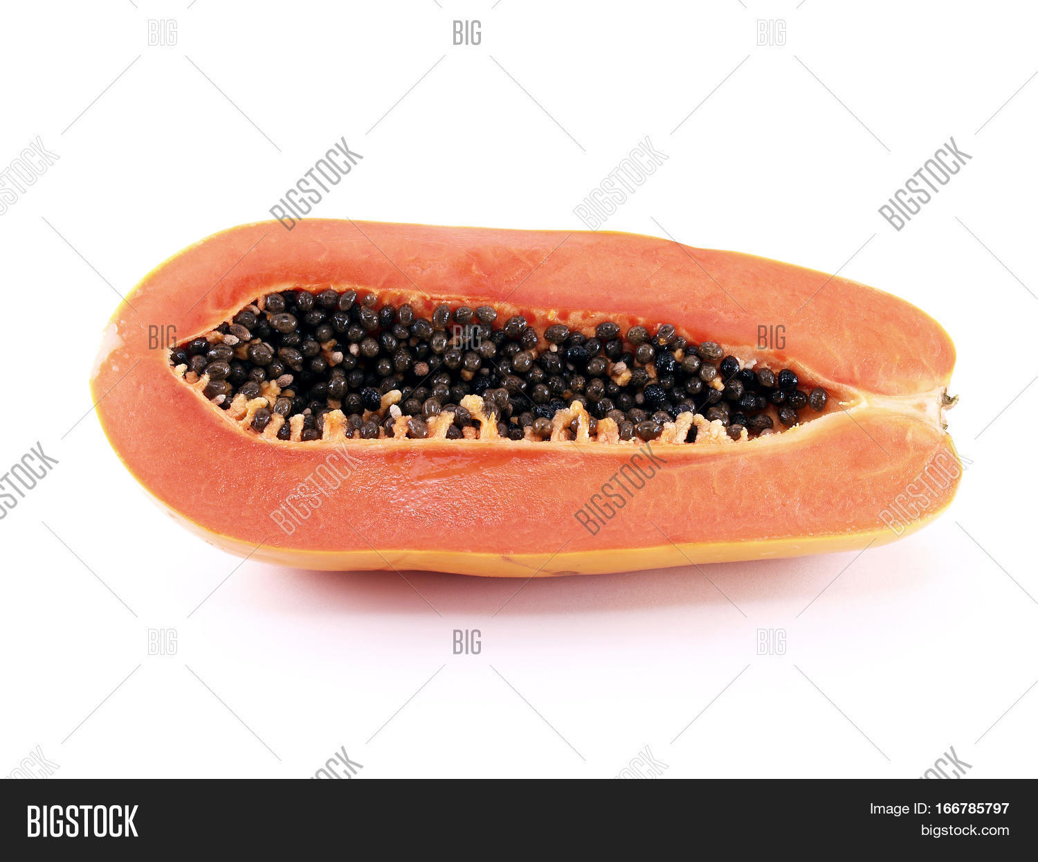 Get Wallpaper Half Papaya Seeds Image Photo Free Trial Bigstock For Android