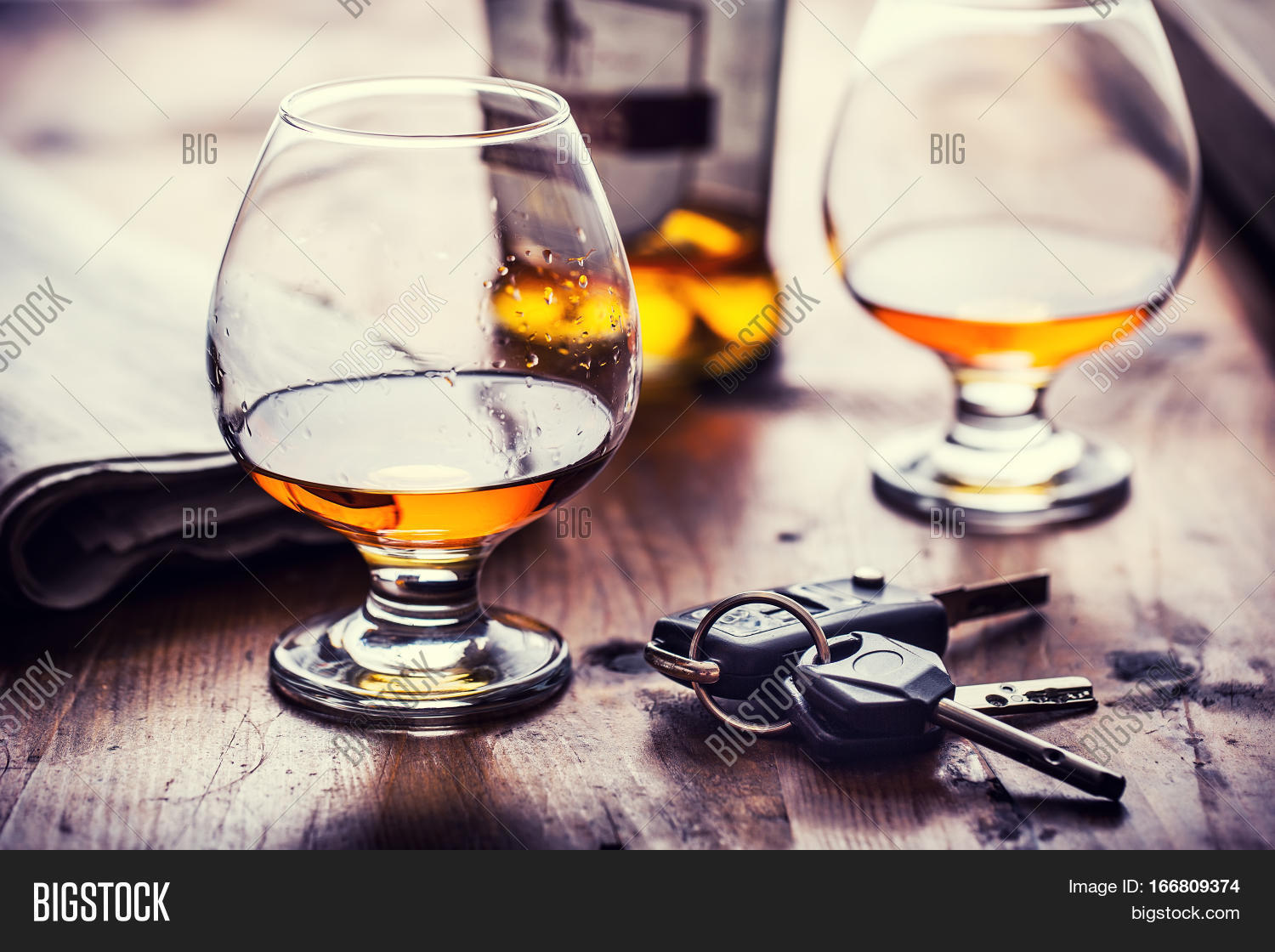 Alcoholism. Cup Cognac Image & Photo (Free Trial) Bigstock