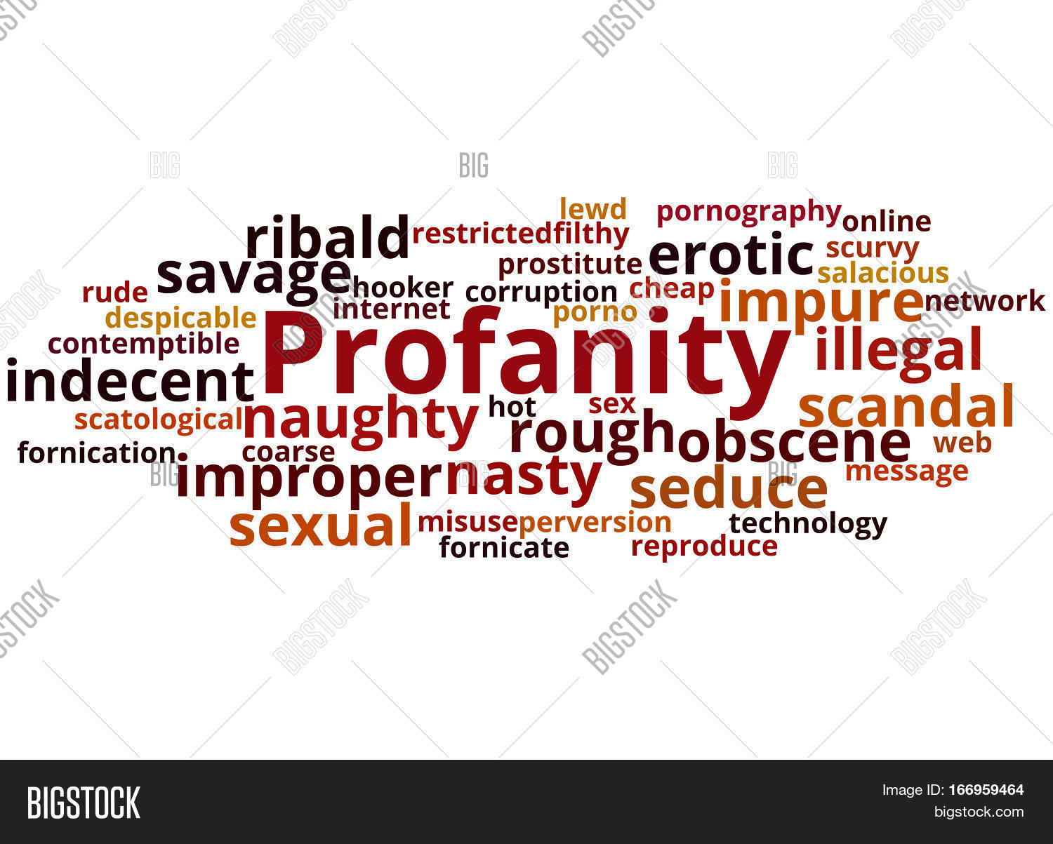 Profanity, Word Cloud Image & Photo (Free Trial) Bigstock
