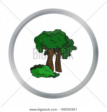 Paintball playing field icon in cartoon design isolated on white background. Paintball symbol stock vector illustration. - stock vector