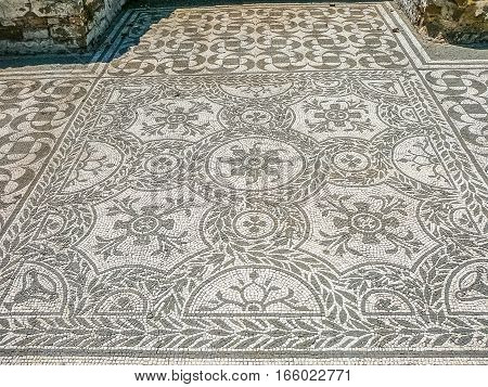 Hdr Villa Adriano Ruins In Tivoli