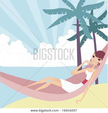 zaman plajda dinlenin