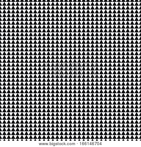 Geometric Line Monochrome Abstract Seamless Pattern With Triangle