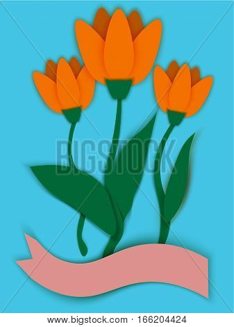 Beautiful wedding bouquet isolated on background . Wedding flat flowers congratulation card isolated. Vector illustration. EPS 10