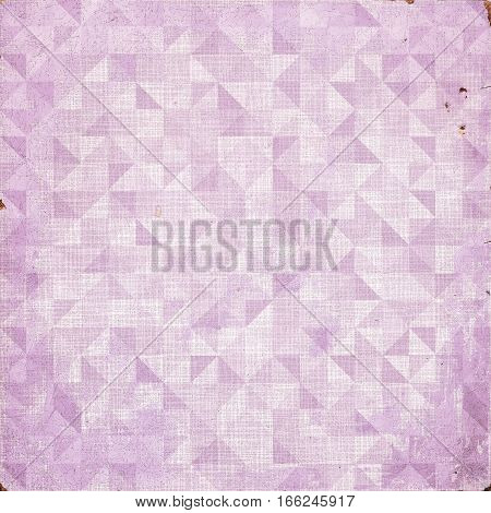 Vintage Grunge Dirty Polygonal Background Textured Pattern